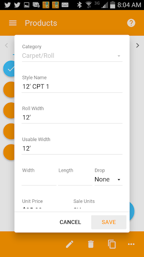 Screenshot of Measure Mobile