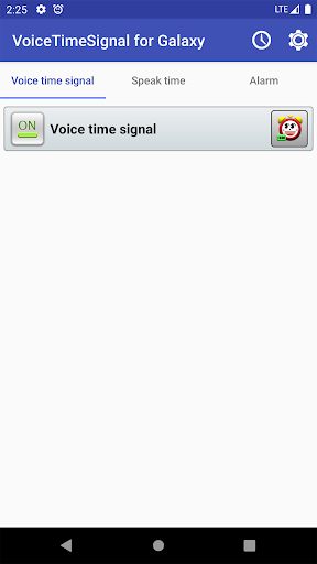 VoiceTimeSignal for Galaxy Screenshot 1 - AppWisp.com