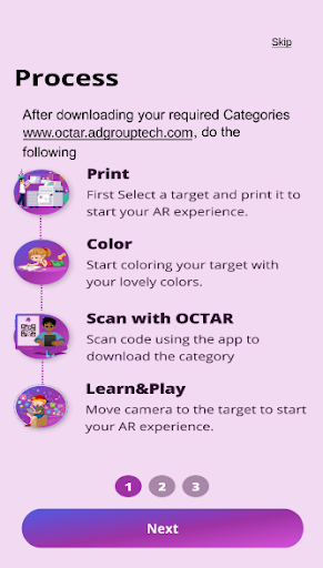 OCTAR: 3D AR Coloring Screen 3