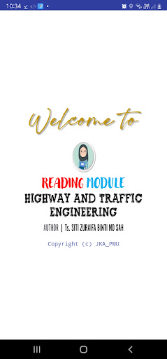 Android application Reading Module Highway Eng screenshort
