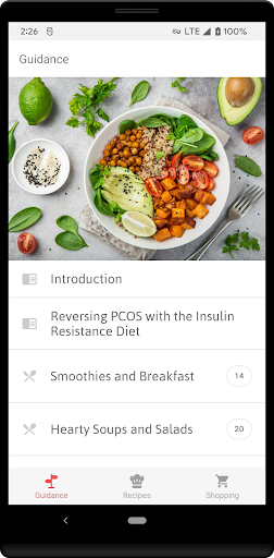 Android application Easy PCOS Diet Cookbook screenshort