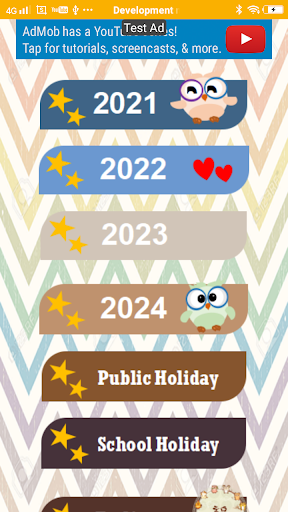 Singapore Calendar 2024 Screen 2