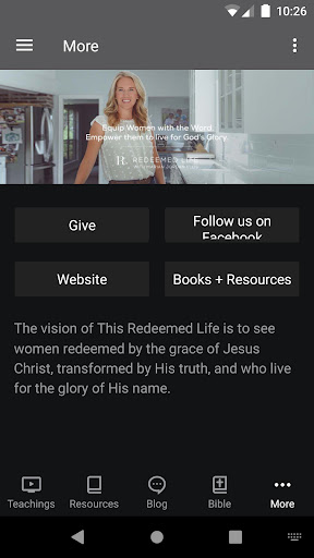 This Redeemed Life Screen 3