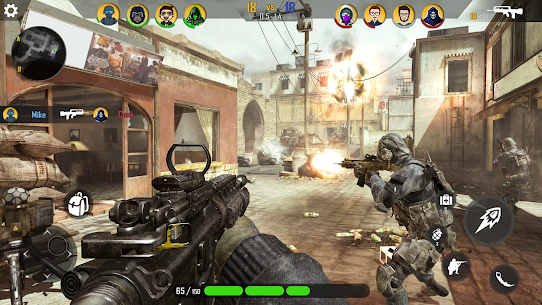 Fps Commando Gun Games 3D MOD APK (GOD MODE/DUMB ENEMY) 8