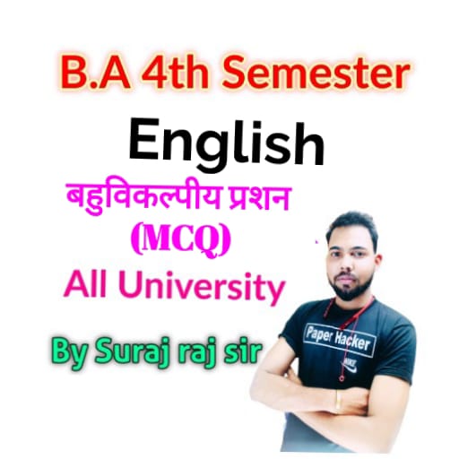 B.A 4th sem english MCQ logo