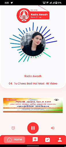 Android application Radio Awadha 90.8 FM screenshort