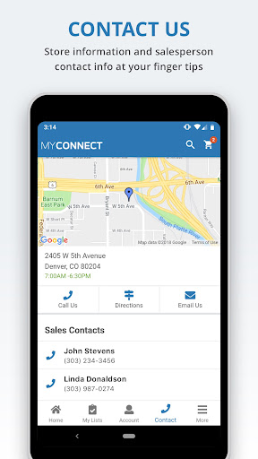 ISN MyConnect Screen 2