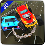 Cover Image of ดาวน์โหลด Chained Cars Rival Racing Impossible Stunt Driving 3.0 APK