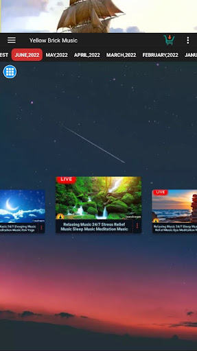 Screenshot of Yellow Brick Relaxing Music