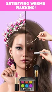 ASMR Face Beauty Makeover 2023