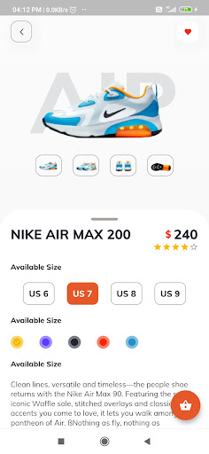 eCommerce PoC Screen 2