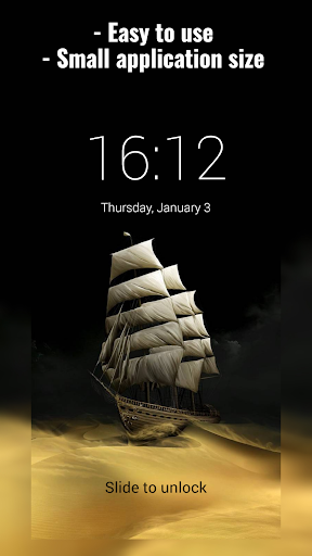 Android application Desert Lock Screen & Wallpaper screenshort
