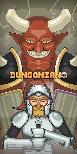 Android application Dungonian: Pixel card puzzle d screenshort