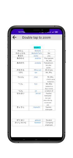 NihongoWay : N5 - N4 Screenshot