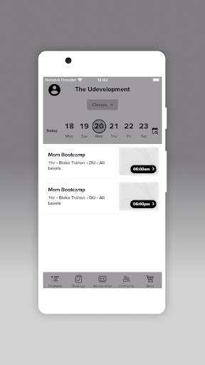 the Udevelopment Screen 2