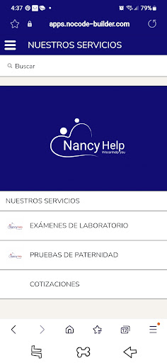 NANCY HELP Screen 3