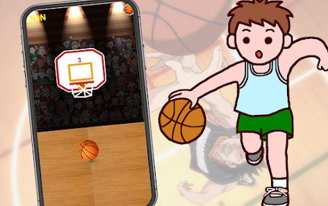 バスケットボール ゲーム 指 1.0.0.0 APK + Mod (Unlimited money) untuk android