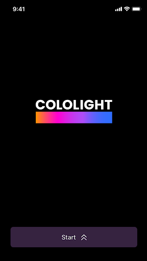 Android application Cololight screenshort