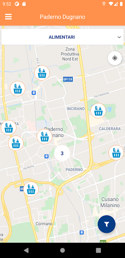 Android application APPaderno screenshort