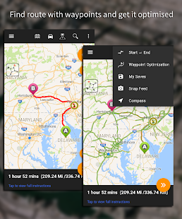 Driving Route Finder™ Screenshot