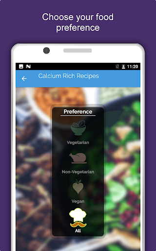 Screenshot of Calcium Rich Food Recipes