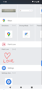 Paint Love - widget for couple