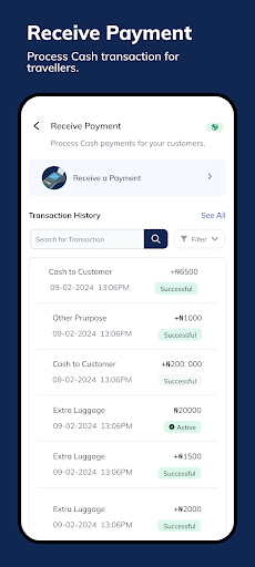Intercity Operator App Screen 3