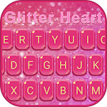 Cover Image of Herunterladen Glitzer-Herz-Emoji-Tastatur  APK