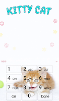screenshot of Kitty Cat Keyboard & Wallpaper