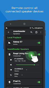 SoundSeeder -Play music simultaneously and in sync Screenshot