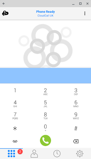 Android application CloudCall Communicator for Chr screenshort