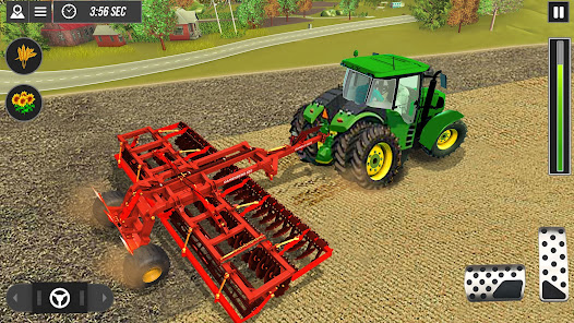 Captura de Pantalla 7 juego conducci tractor agrícol android