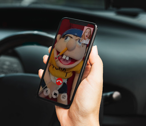 Android application Jeffy puppet video call me screenshort