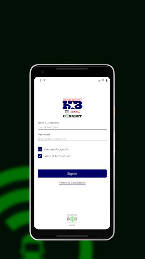 Android application Henry Brown Buick GMC Connect screenshort