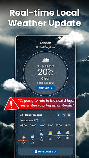 Weather App - Weather Forecast Screenshot 2 - AppWisp.com