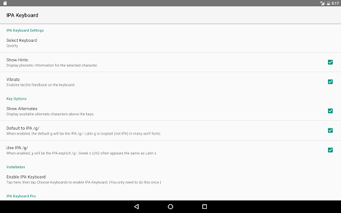 IPA Keyboard Screenshot