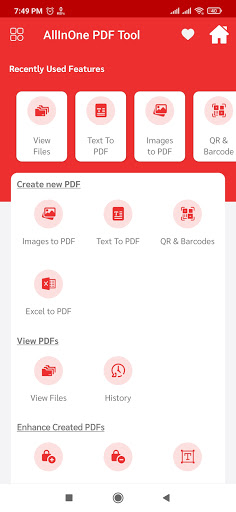 Android application AllInOne PDF Tool - PDF Editor screenshort