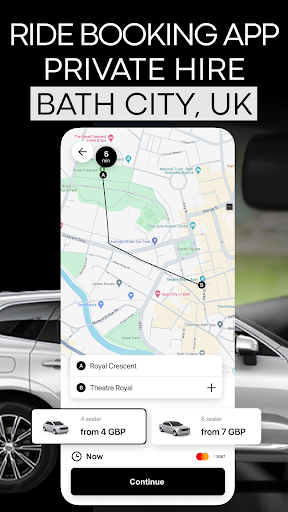 Android application QR Cars: Ride Booking in Bath screenshort