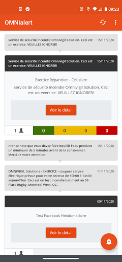 Android application Notifications screenshort