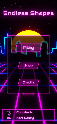 Android application Endless Shapes screenshort