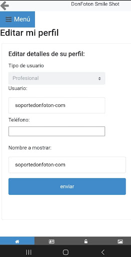 Android application Smile Shot - Don Fotón screenshort