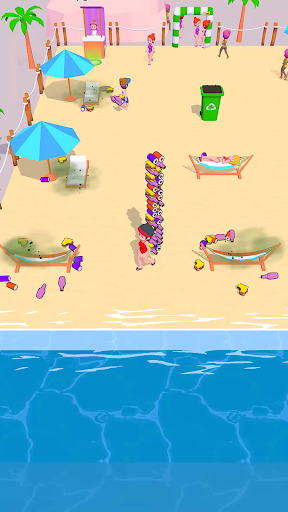 Android application Clean the beach screenshort