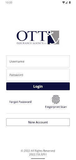 Android application Ott Insurance Agency screenshort