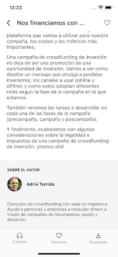 AudioCursos Screen 3