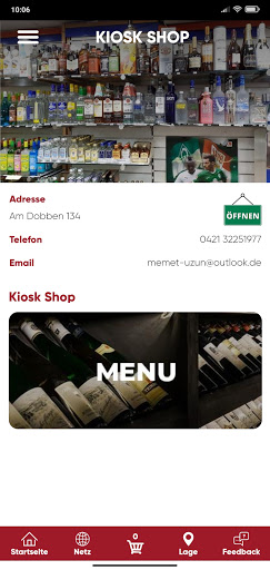 Kiosk Shop Screen 2