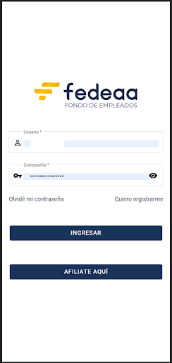 Android application Fedeaa screenshort