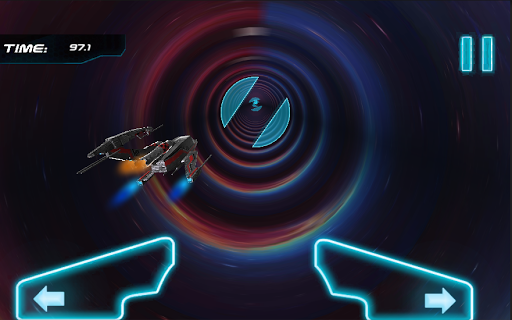 Android application VR Spaceship Race screenshort