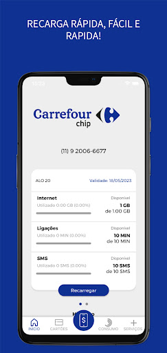Android application Carrefour Chip screenshort