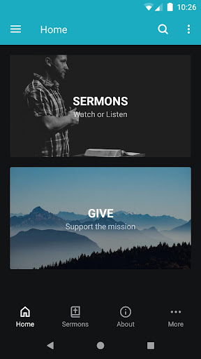 Android application The Arising Church screenshort