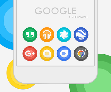 OreoWaves Icon Pack gepatchte APK 2